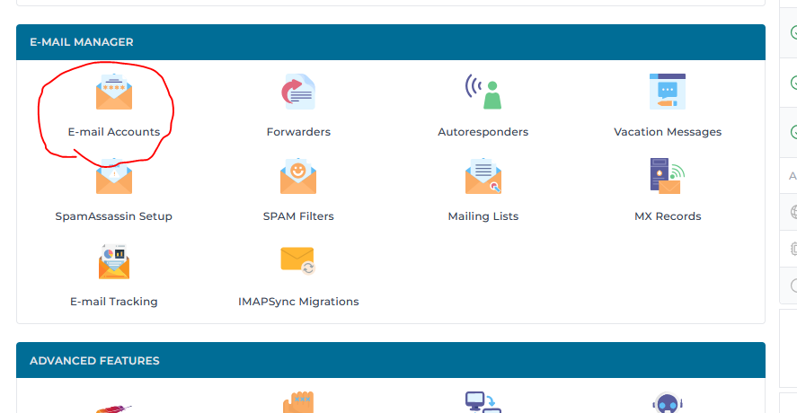 Email Accounts Icon